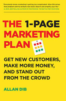 best marketing books - the 1-page marketing plan