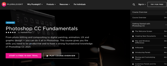 Online Photoshop Classes - Pluralsight