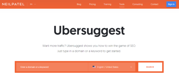 marketing trends ubersuggest 