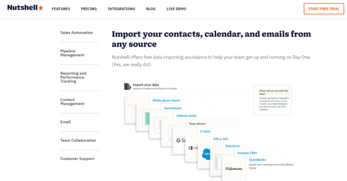 What is Demand Generation - Nutshell CRM software example