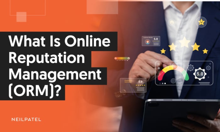 A graphic that says "What is Online Reputation Management (ORM)"