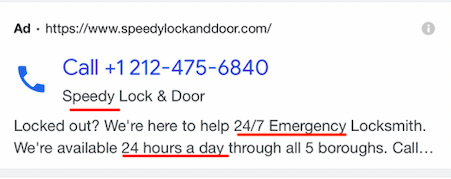 Examples of Call-only ads -  Emergency Locksmiths.png