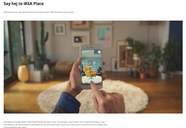 Examples Of X Reality IKEA App