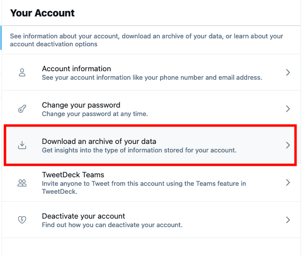 How to Find Old Tweets - Download an archive of your data in Twitter's Advanced Search