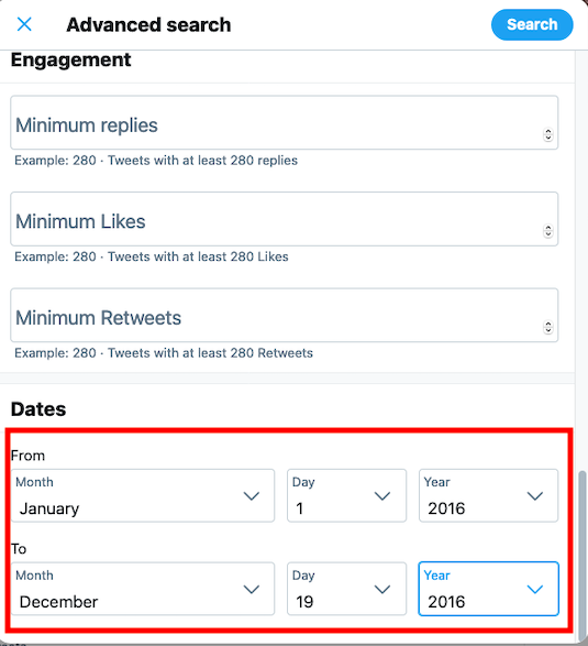  How to Find Old Tweets - Adding date variety in Twitter's Advanced Search