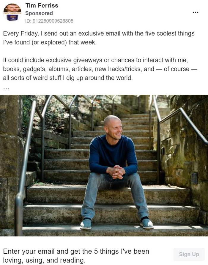 Thought Leadership Marketing - Tim Ferriss