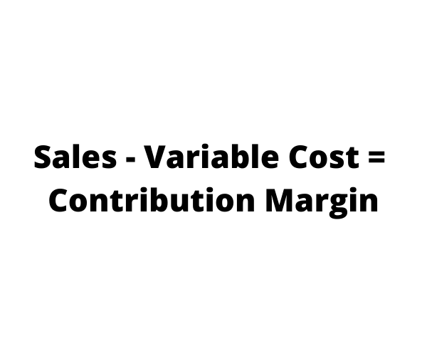 contribution margin ratio formula