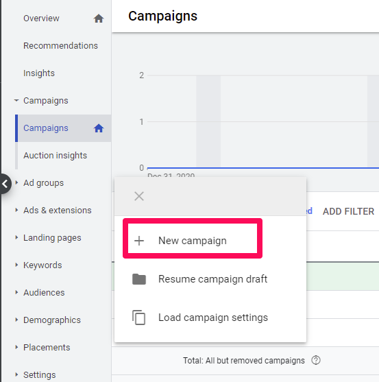  google adwords-innstillinger 