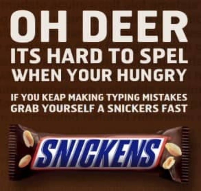 Examples of Great Humanized PPC Ads - Snickers