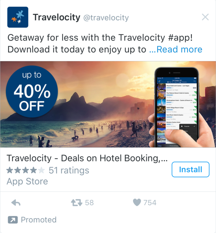 Twitter Ads Campaign Example