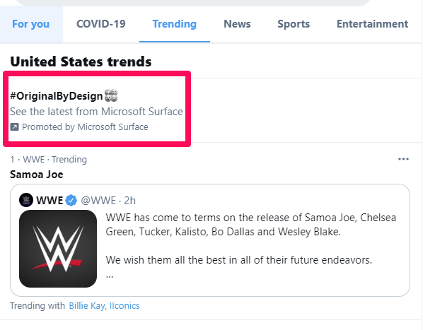 twitter trend ad 