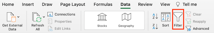 Excel Tricks To Use In Paid Ad Campaigns Use Filter Option In Excel