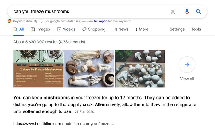Answer users' queries - The Power of the Featured Snippet
