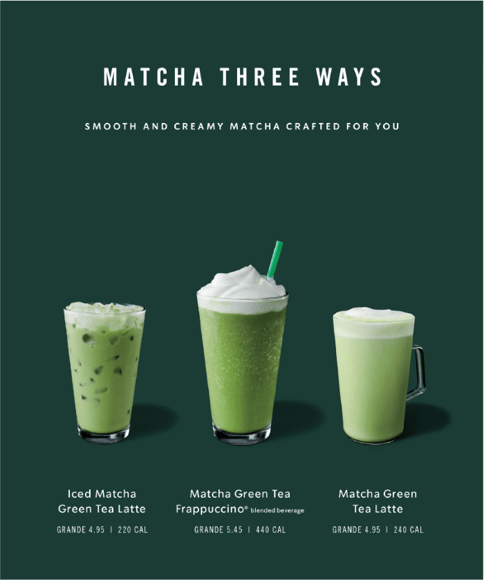 Starbucks example for creating effective food ads