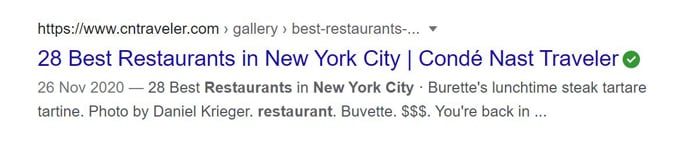 plusieurs emplacements SEO restaurants new york