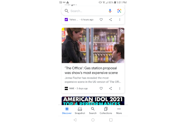 Google Discovery Ad Example From The Office