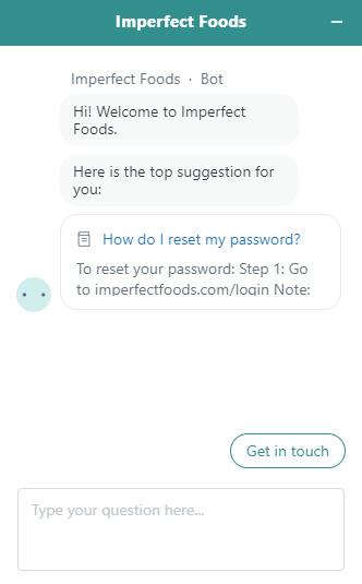 How to Use Chatbots During a PPC Campaign - Imperfect Foods Example