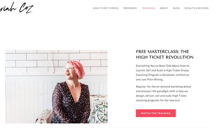 create a free masterclass for your inbound marketing strategy