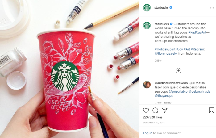 stratégie de marketing numérique starbucks