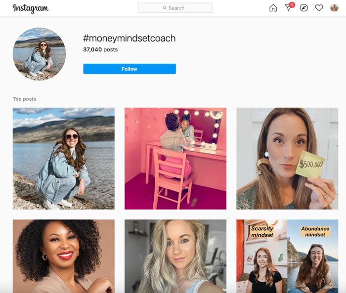 the right hashtags help you sell on instagram for free