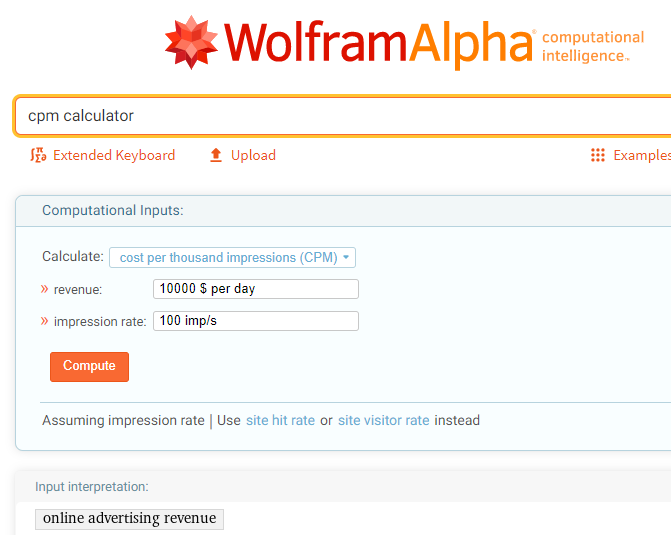 wolfram alpha crypto price