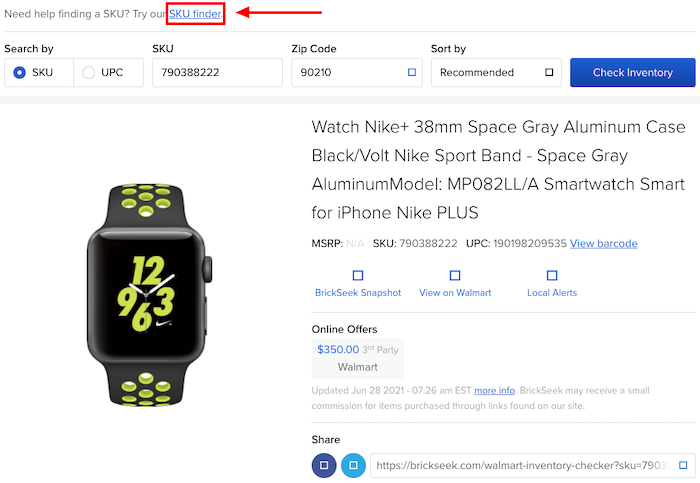 Brickseek best sale apple watch