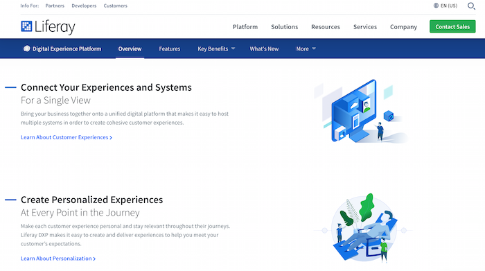 Examples of Digital Experience Platform Tools - Liferay