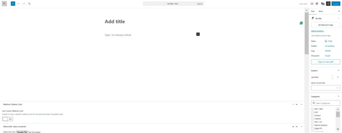 WordPress’s new content pane enables you to give every page its own title, the easiest way to give your page a title tag.