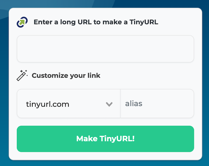 پیوند گزینه های جایگزین کوتاه کننده به Goo.gl - TinyURL