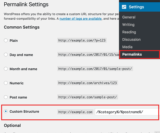 Category URLs And Permalinks For Meta Tags In WordPress