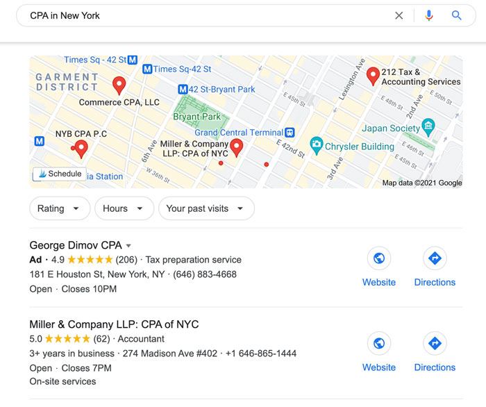 Marketing Tips for Accountants CPAs - Claim Your Google Business Page