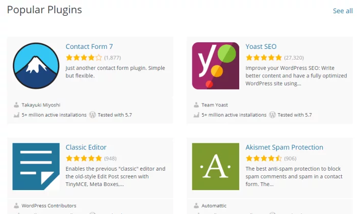 WordPress plugins voor beste blogplatforms