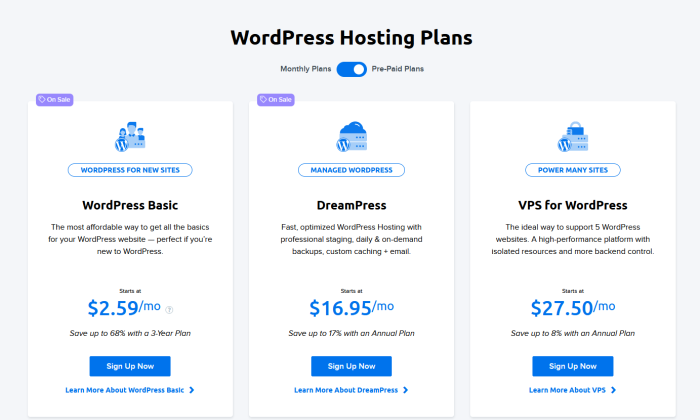 Dreamhost Wp Pricing Best Wordpress Web Hosting