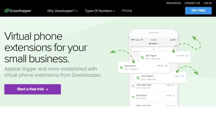 Grasshopper extensions splash leafage   for VoIP Phone Services