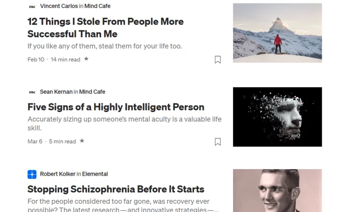  Medium feed pour les meilleures plateformes de blogs 