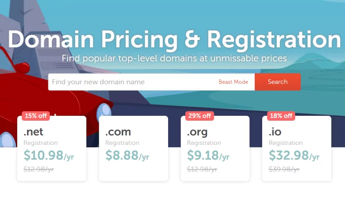 Namecheap pricing for Best Domain Registrar