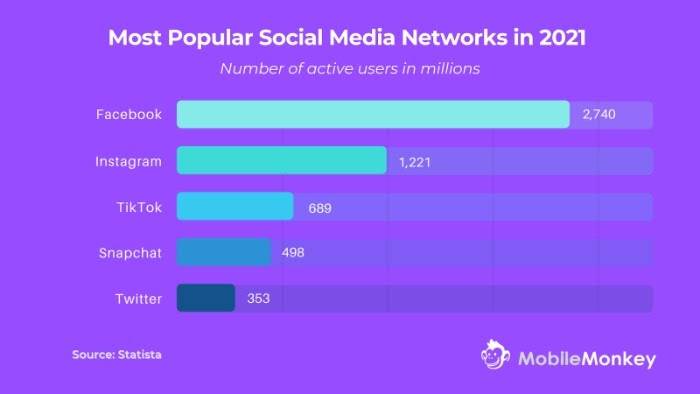 Best Instagram Automation Tools - MobileMonkey Instagram Automation tools survey graph image