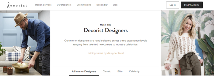 Examples Of Niche Marketplaces For B2C Services Decorist