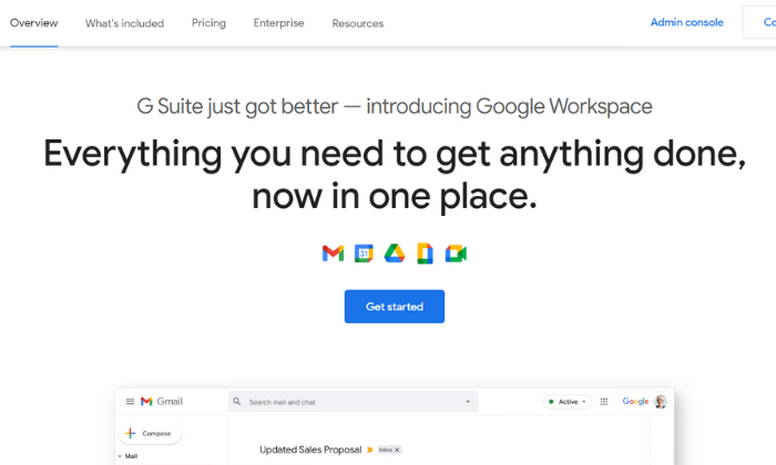 Google Drive splash and signup page for Best Cloud Storage Services