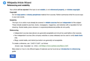 How to Create a Wikipedia Page