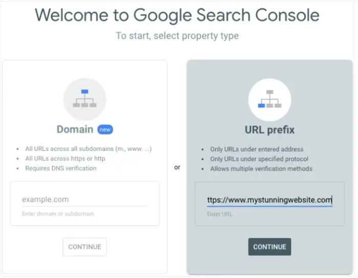 Google Search Console.