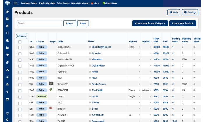 Cin7 interface for Best Inventory Management Software