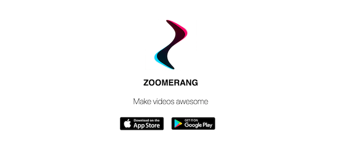 ابزارهای ویرایش فیلم های TikTok - Zoomerang