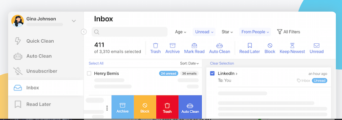 AI Tools for Email Inbox Management - CleanEmail