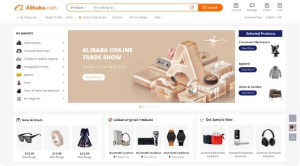 Top Niche Marketplaces B2B  - Alibaba