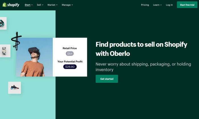 Oberlo for Shopify for Best Dropshipping Companies