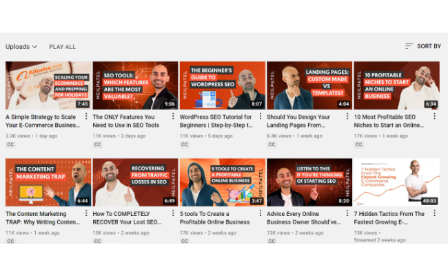 Best Resources to Optimize Your Website totally free -NeilPatel YouTube Channel 