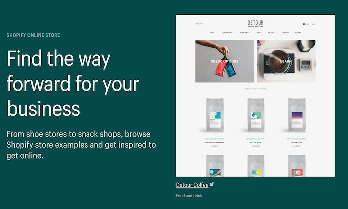 Shopify online store for Best Ecommerce Website Builders