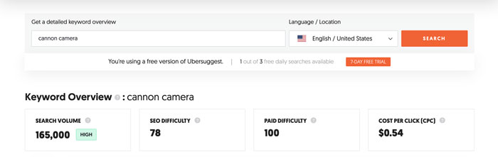  Tips to Capitalize on Misspellings and Typos in Social Listening - Use Ubersuggest to Gauge Typo Volumes