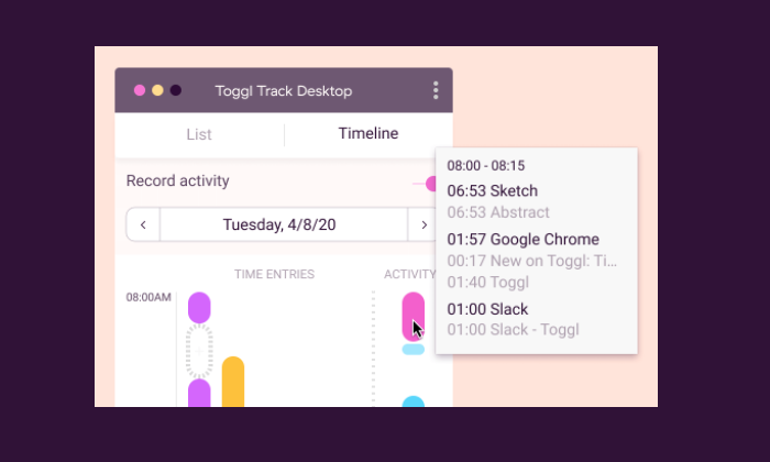 Toggl Track desktop app for Best Time Tracking Software